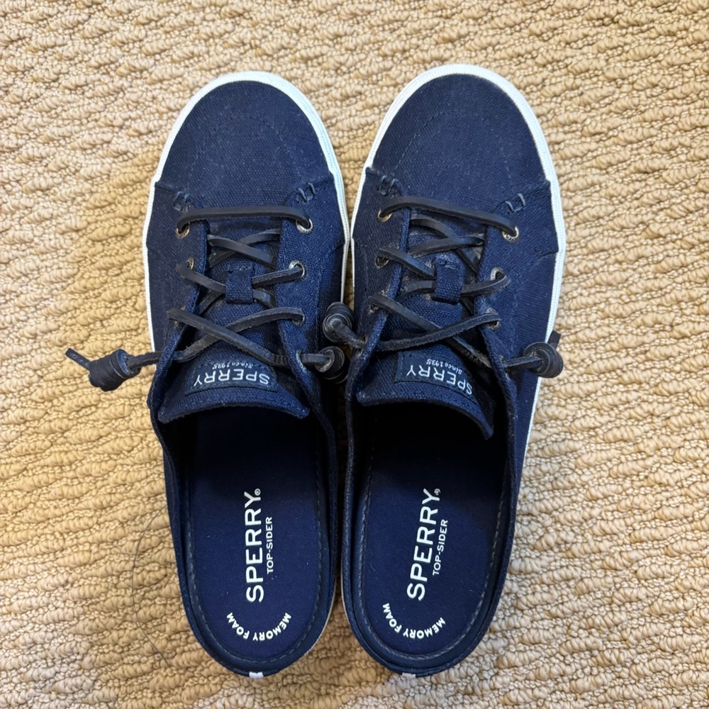 Sperry Dark Blue Boat Shoes
